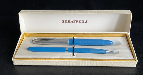 Vtg sheaffer turquoise - sheaffer,