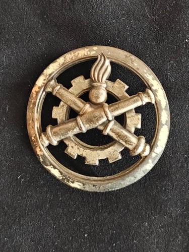 Insigne béret argenté