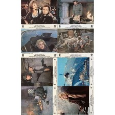 WHERE EAGLES DARE French Lobby Cards x8 - set B - 9x12 in. - 1968 - Brian G. Hut