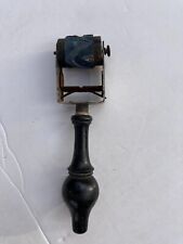 ROULEAU ENCREUR ANCIEN : DÉCO/TISSUS/PAPIER/MODE-POINÇON CASQUE ARMURE CHEVALIER