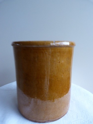 Ancien pot confit à - confit, ou