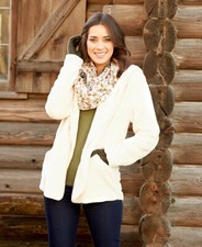 New Women's Plush Open Front