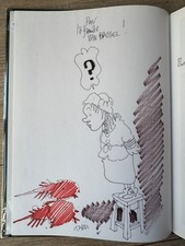 DEDICACE BD TARDI " ADELE BLANC SEC " Mystere des Profondeurs TTBE