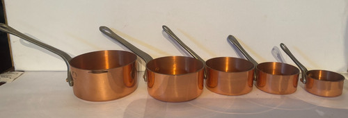 Anciennes casseroles en - 5,