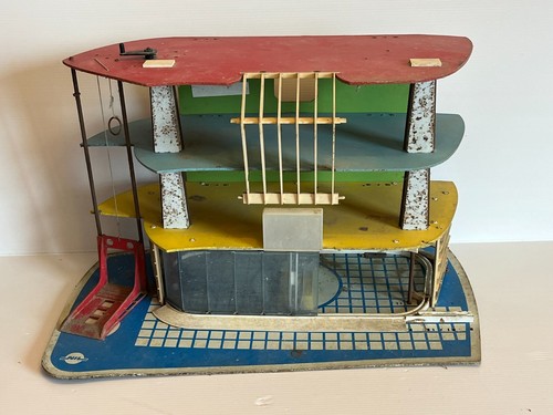 Ancien jouet vintage garage - ancien,