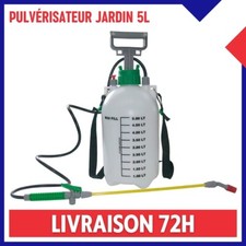 Pulvérisateur à Pression 5 Litres Pompe Manuelle Jardin Serre Plantes Désherbage