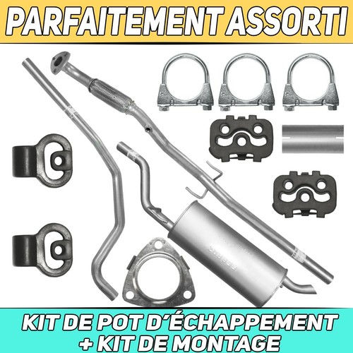Kit pot échappement - kit, de