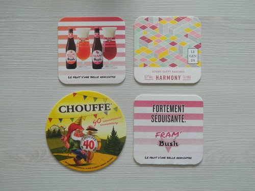 Lot sous bock belgique - 4,