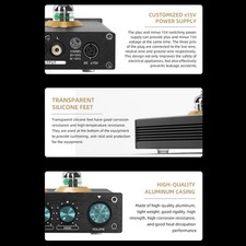 Préampli à Tube Sous Vide HiFi Préamplificateur Audiophile HiFi En Alliage