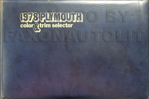 1978 plymouth couleur - 1978,