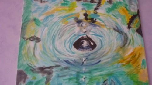 Tableau peintre amateur goutte - tableau,