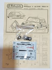 .decal Renault R5 Le Car #77 Patrick Jacquemart IMSA 1979  Robustelli decal 1/43