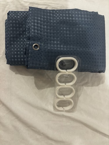 Rideaux œillets bleu - bleu, uni