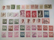 Lot de 125 Timbres Anciens belges - Période 1915 aux 70's - Old Belgian Stamps