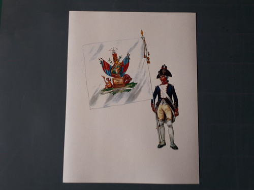 Porte drapeau régiment - d'un,