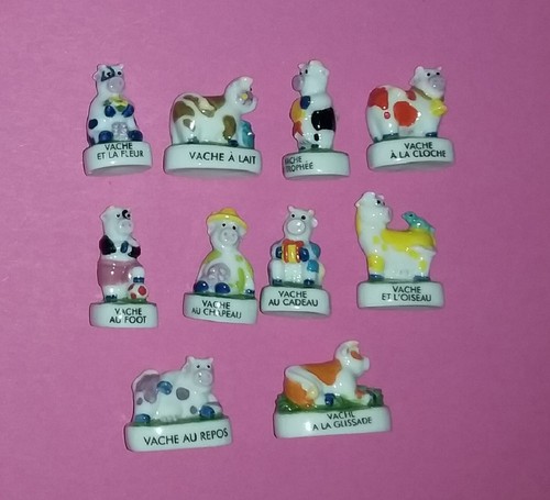 Série complète fèves - , vaches