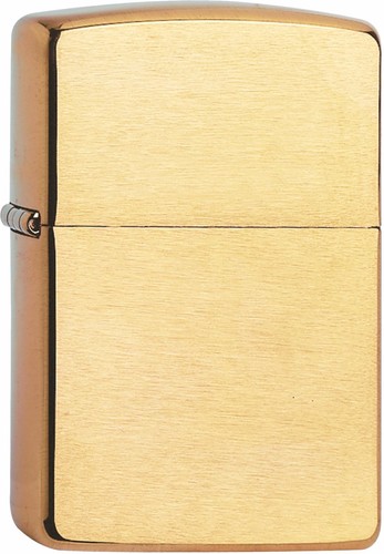 Zippo laiton cuivre brossé - laiton,
