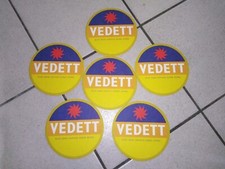 6 Sous verres bock coaster bière vedett belge 