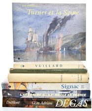 Lot de Livres 7 d'Art Prestigieux : Turner, Vuillard, Seurat, Signac, Degas...