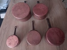 5 ANCIENNES CASSEROLES EN