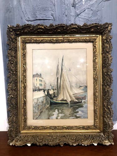 Jolie aquarelle sous - jolie, verre