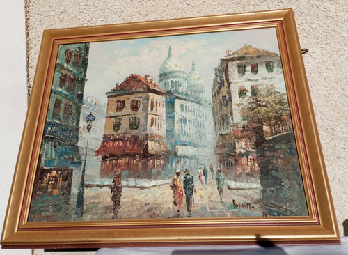 Burnett peinture huile sur - burnett,,