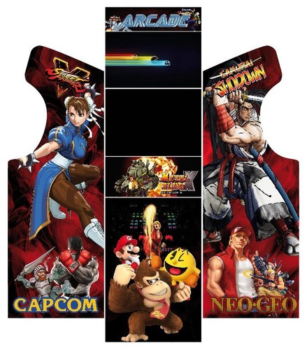Stickers borne arcade - stickers,