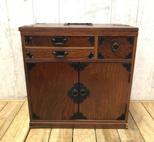 Ancien coffre rangement - ancien, de