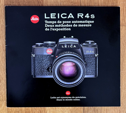 Leica r4s catalogue - leica,