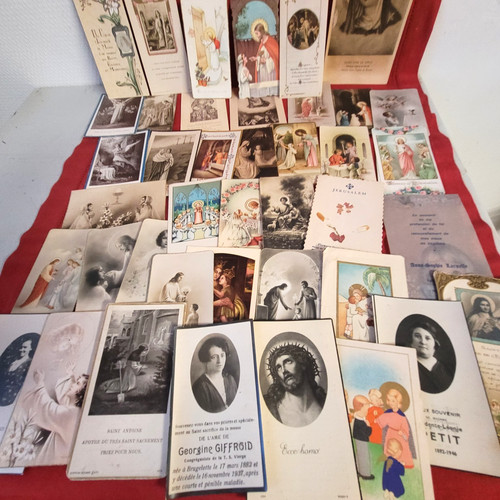 Lot images pieuses - de, 40