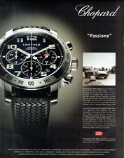 Publicité Advertising 019  2006   la montre chrono Mille Miglia  par  Chopard