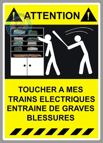 Attention pas toucher - attention, mes