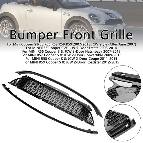 3pcs gloss black front - 3pcs,