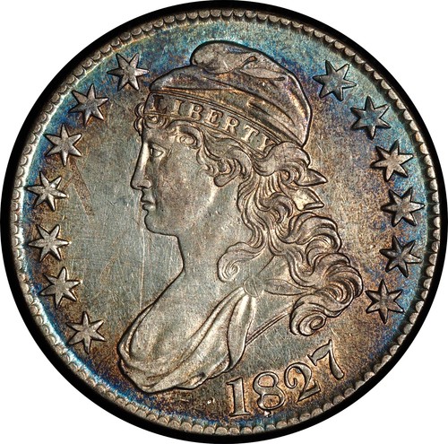 1827 capped bust half - capped,
