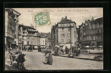 CPA Tulle, Le Places, Entrées