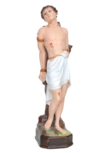 Saint sebastian resin statue - saint,