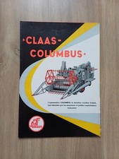 PROSPECTUS TRACTEUR MOISSONNEUSE CLAAS COLUMBUS PROSPEKT TRAKTOR TRACTOR 