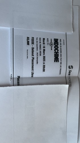 Billets concert indochine - concert,