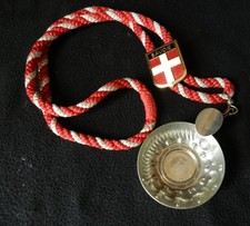 Ancien Taste-vin Compagnie du Sarto Confrérie de Savoie * Cordon de la Confrérie