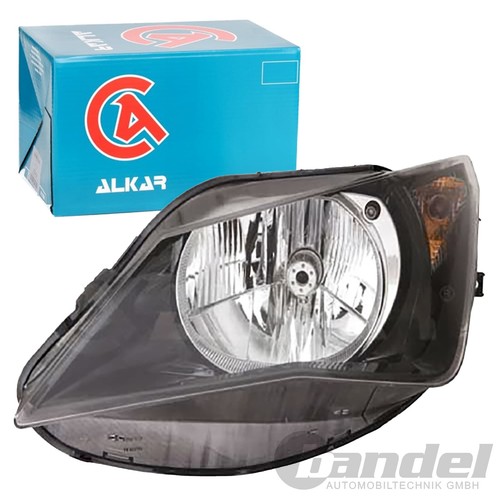 Alkar phare noir gauche - h4,