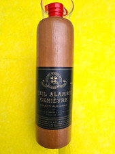 Geniévre Vieil Alambic 49% Bouteille ancienne en Grés qui date Rarissime Neuve