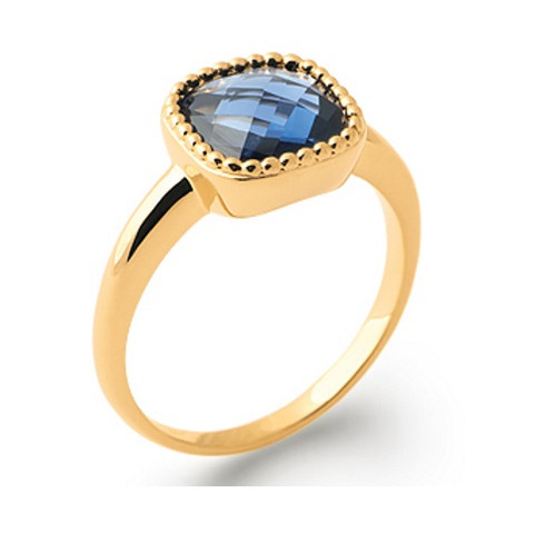 Bague solitaire saphir - solitaire, cz