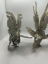 Coqs De Combat En Métal