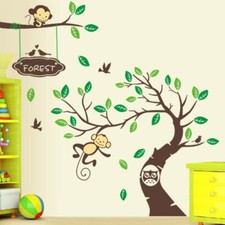 NEW! Monkey Tree Nursery Decal