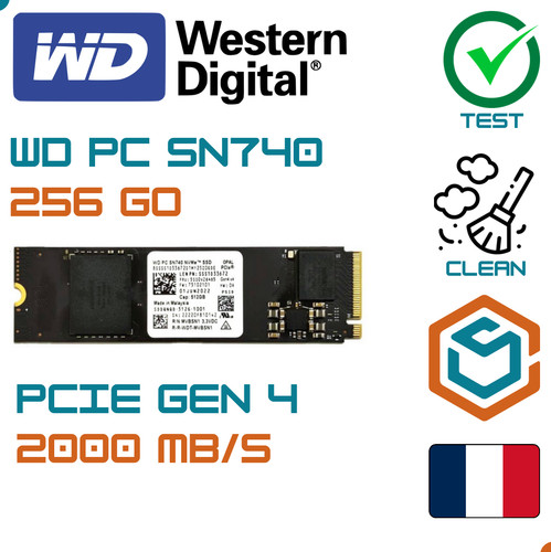 Ssd nvme 256go western - ssd,