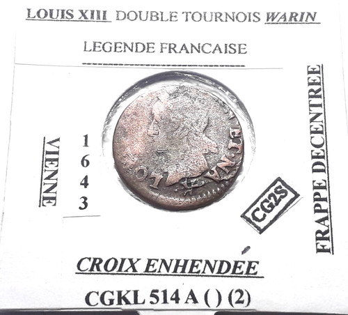 Louis xiii légende - légende, française