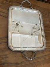 Superbe Plateau de Service  Métal Argenté   / ARGENTERIE ANCIENNE