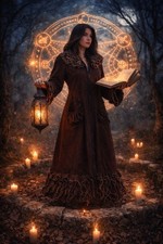 Manteau long style sorcière