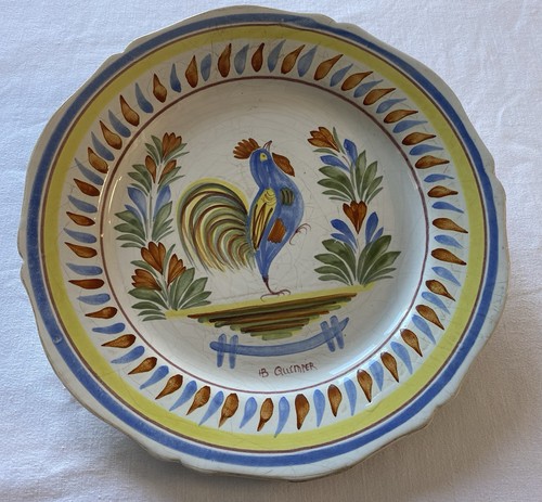 Ancienne assiette decorative - ancienne,