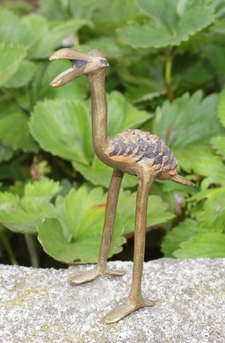Vintage autruche oiseau - vintage,
